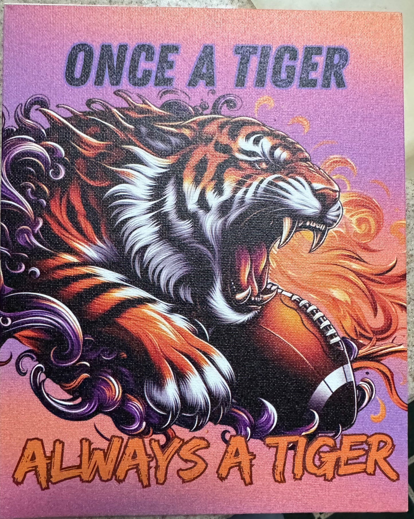 Tiger UV Printed Canvas